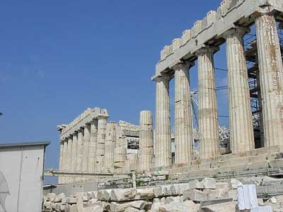 Parthenon v Athénách